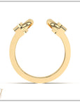 Doppia Luna Ring - Gold