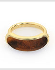 Luna Ring - Gold & Tiger Eye