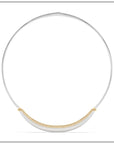 Luna Choker - Silver/Gold with Diamond Pave