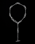 Eclipse Bar Necklace - Silver