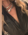 Wyld Serpente Silver with diamond pave