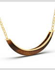 Luna Necklace - Gold & Tiger Eye