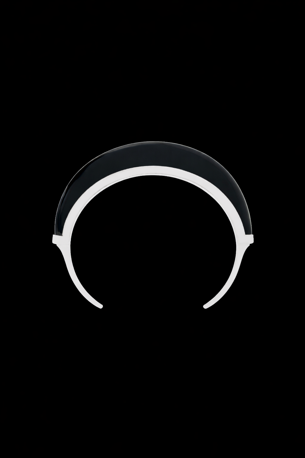 Luna Cuff - Silver Black Onyx