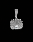 Ray of Light Mini Pendant Silver - White Topaz