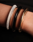 Luna Cuff -  Gold Diamond Pave