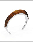 Luna Cuff - Silver & Tiger Eye