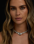 Wyld Serpente Silver with diamond pave