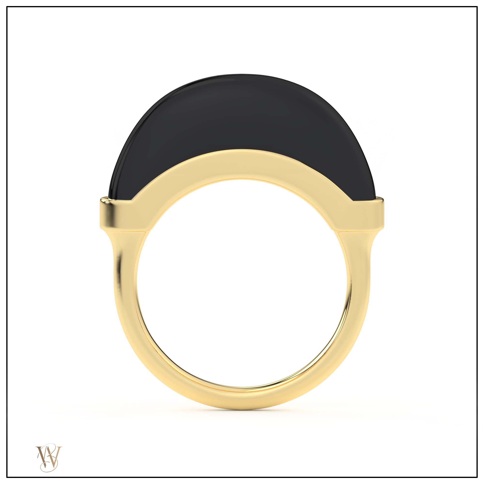 Luna Ring - Onyx