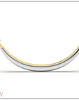 Luna Necklace - White & Yellow Gold