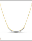 Luna Necklace - White & Yellow Gold