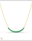 Luna Necklace - Malachite