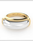 Luna Ring - White & Yellow Gold