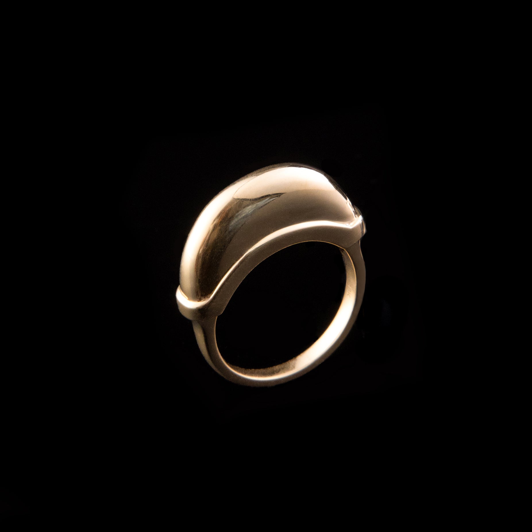 Luna Ring - Gold – Wyld Box Jewelry