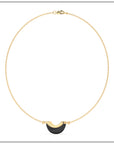 Luna Mini Necklace - Onyx