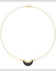 Luna Mini Necklace - Onyx