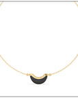 Luna Mini Necklace - Onyx