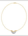 Luna Mini Necklace - Diamond Pave