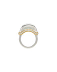 Luna Ring - Silver/Gold with Diamond Detail