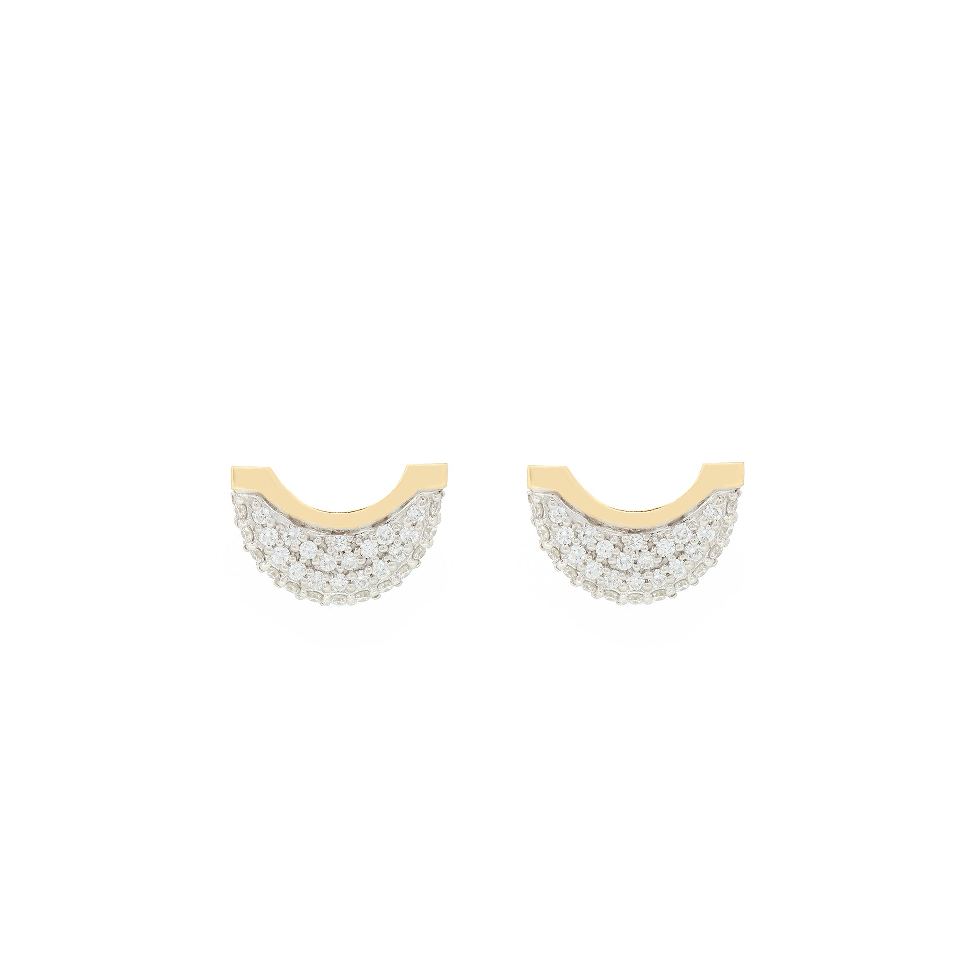 Luna Stud - Diamond Pave