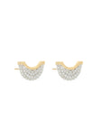 Luna Stud - Diamond Pave