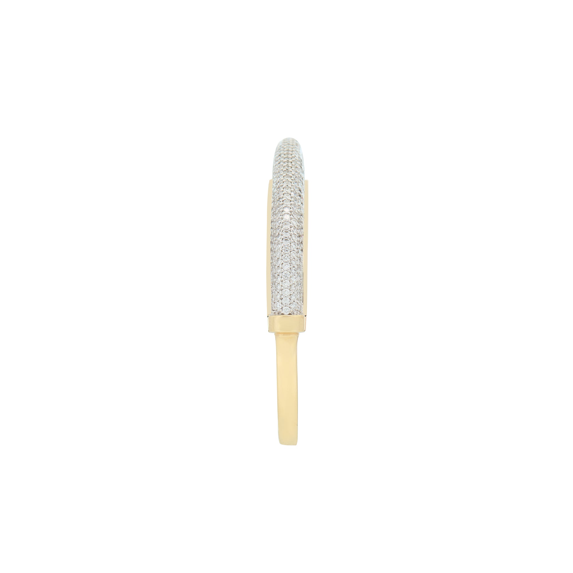 Luna Cuff -  Gold Diamond Pave