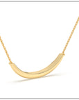 Luna Necklace - Gold with Diamond Pave detail