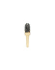 Luna Ring - Gold with Black Diamond Pave