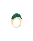 Luna Mini Ring - Malachite