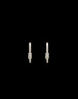 Luna Small Hoops - Silver