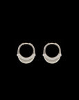 Luna Small Hoops - Silver