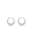 Luna Small Hoops - Silver