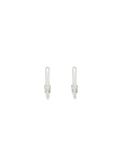 Luna Small Hoops - Silver