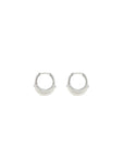 Luna X-Small Hoops - Silver
