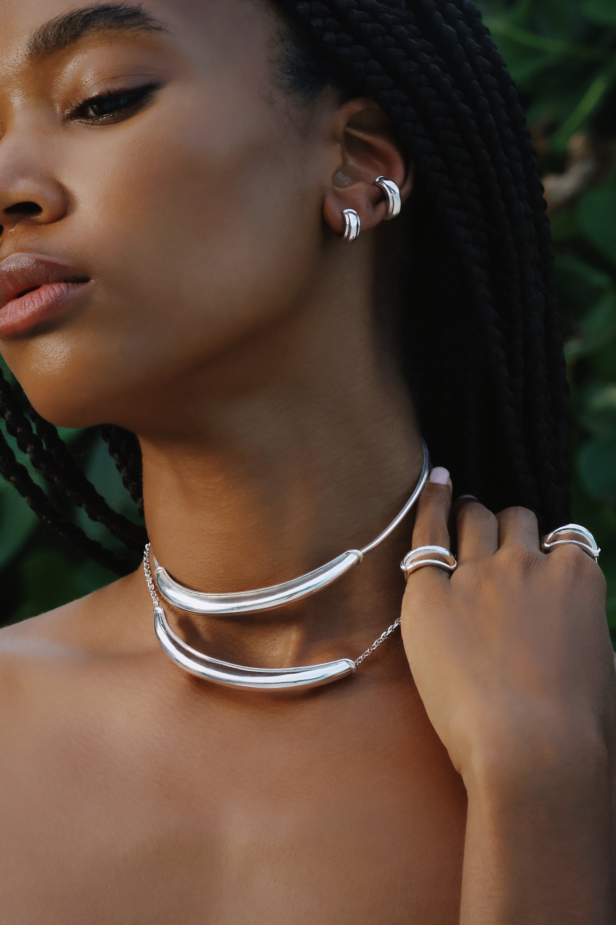 Luna Choker - Silver