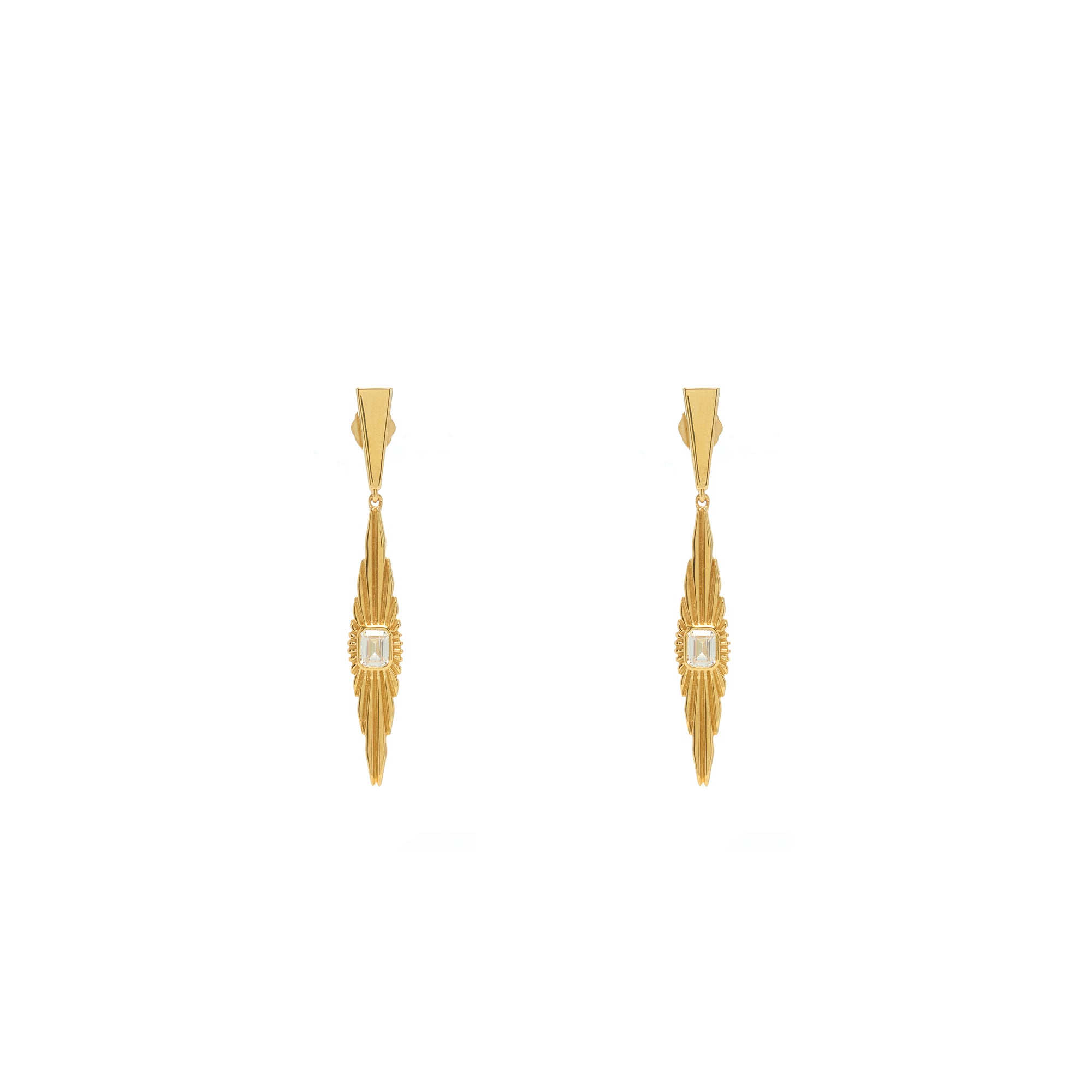 Ray Of Light Small Drop Earrings