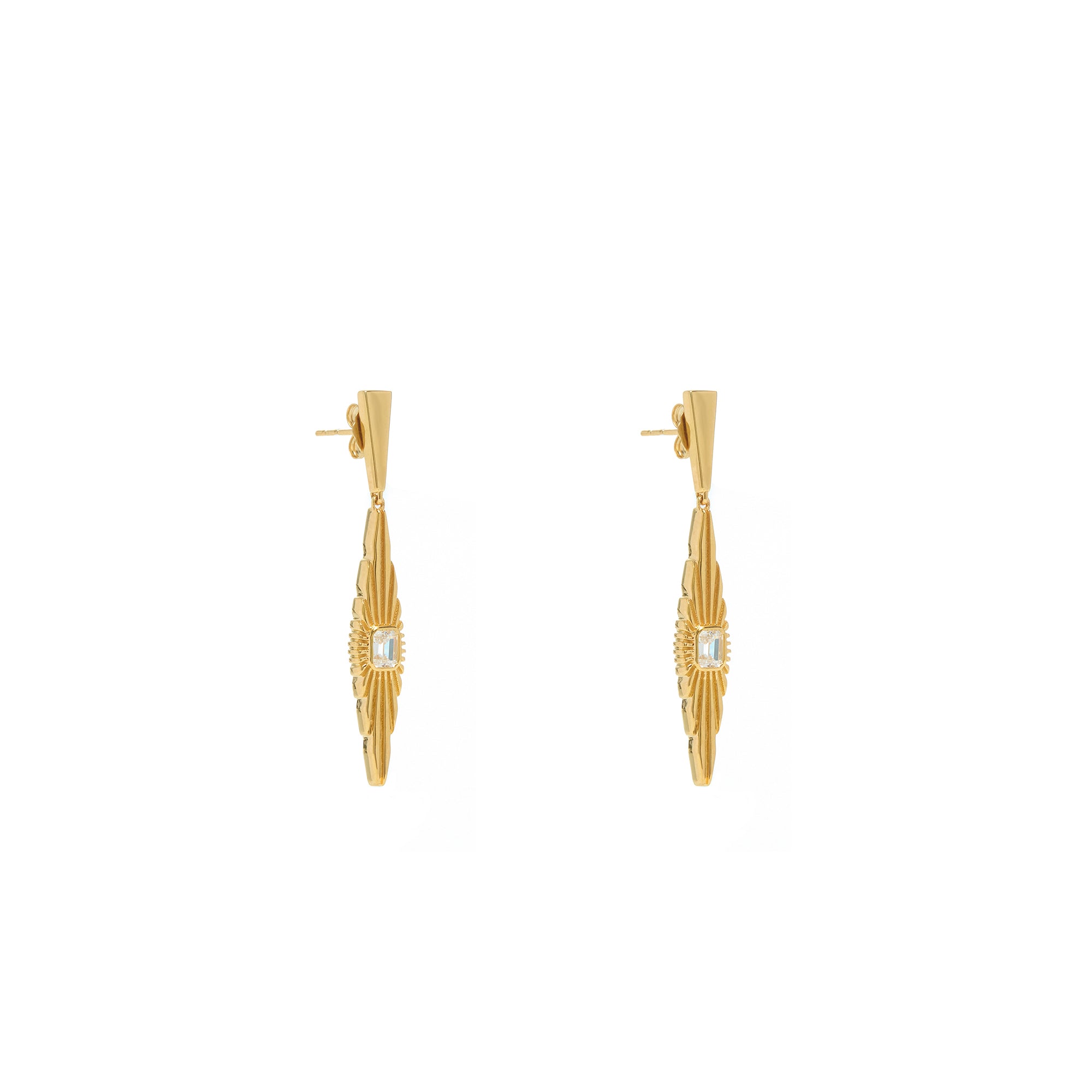 Ray Of Light Small Drop Earrings