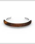 Luna Cuff - Silver & Tiger Eye