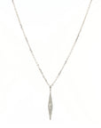 Ray Of Light Large Drop Pendent Silver