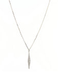 Ray Of Light Large Drop Pendent Silver