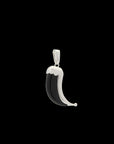 Wyld Dorian Horn - Silver & Black Onyx
