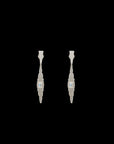Ray Of Light Medium Drop Earrings Silver