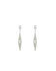 Ray Of Light Medium Drop Earrings Silver