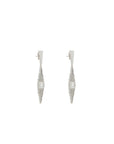 Ray Of Light Medium Drop Earrings Silver
