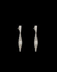 Ray Of Light Medium Drop Earrings Silver