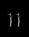 Ray Of Light Medium Drop Earrings Silver