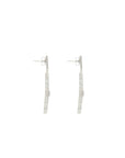 Ray Of Light Medium Drop Earrings Silver