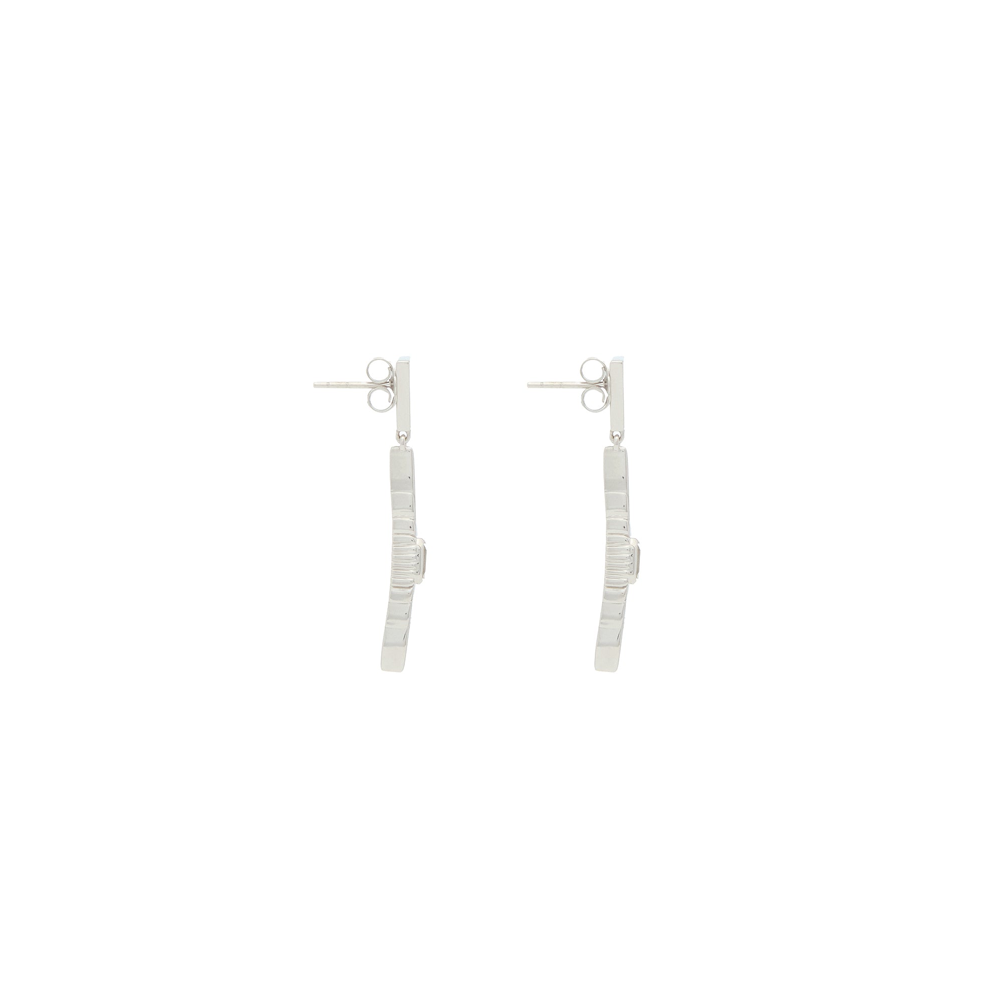 Ray Of Light Small Drop Earrings Silver