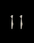 Ray Of Light Small Drop Earrings Silver