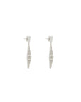 Ray Of Light Small Drop Earrings Silver