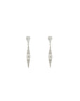 Ray Of Light Small Drop Earrings Silver